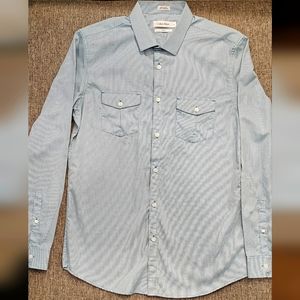 Calvin Klein medium blue dress shirt